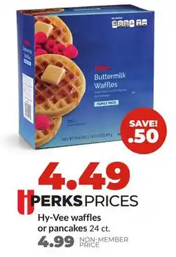 Hy-Vee Hy-Vee waffles or pancakes offer