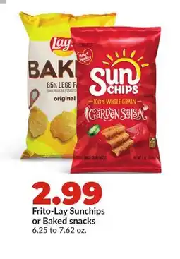 Hy-Vee Frito-Lay Sunchips or Baked snacks offer