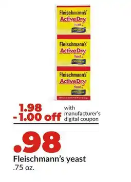 Hy-Vee Fleischmann's yeast offer
