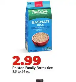 Hy-Vee Ralston Family Farms rice offer