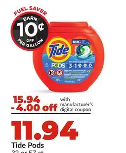 Hy-Vee Tide Pods offer
