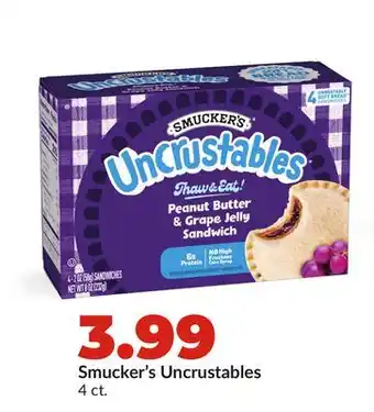 Hy-Vee Smucker's Uncrustables offer