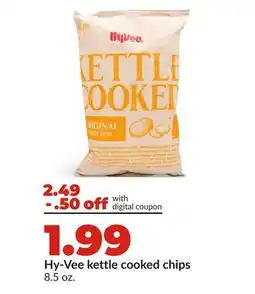 Hy-Vee Hy-Vee kettle cooked chips offer