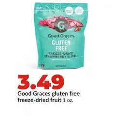 Hy-Vee Good Graces gluten free freeze-dried fruit offer