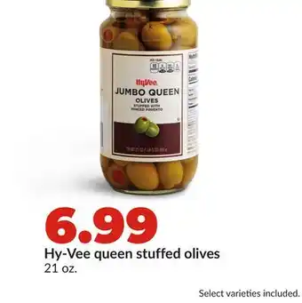 Hy-Vee Hy-Vee queen stuffed olives offer
