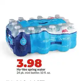 Hy-Vee Hy-Vee spring water offer