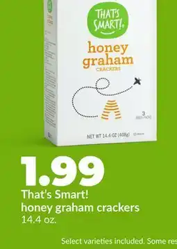 Hy-Vee That's Smart! honey graham crackers offer