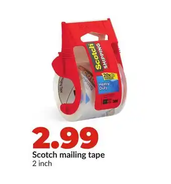 Hy-Vee Scotch mailing tape offer