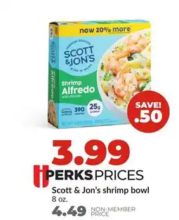 Hy-Vee Scott & Jon's shrimp bowl offer