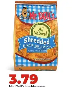 Hy-Vee Mr. Dell's hashbrowns offer