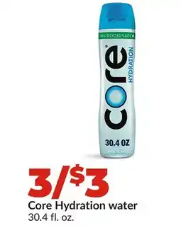 Hy-Vee Core Hydration water offer