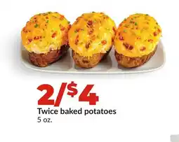 Hy-Vee Twice baked potatoes offer