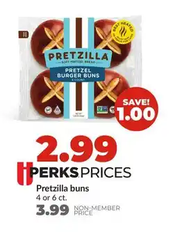 Hy-Vee Pretzilla buns offer