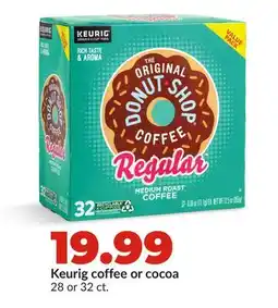Hy-Vee Keurig coffee or cocoa offer