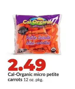 Hy-Vee Cal-Organic micro petite carrots offer