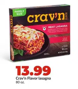 Hy-Vee Crav'n Flavor lasagna offer