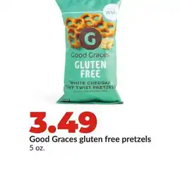 Hy-Vee Good Graces gluten free pretzels offer