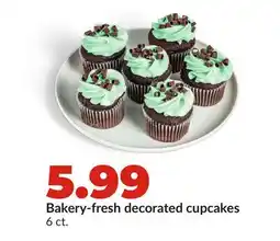 Hy-Vee Bakery-fresh decorated cupcakes offer