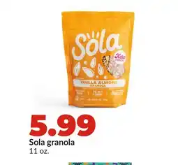 Hy-Vee Sola granola offer