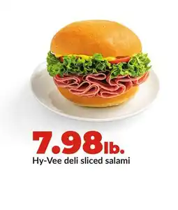 Hy-Vee Hy-Vee deli sliced salami offer