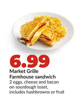 Hy-Vee Market Grille Farmhouse sandwich offer