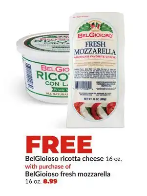 Hy-Vee BelGioioso fresh mozzarella offer
