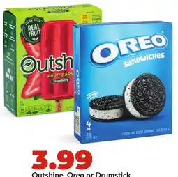 Hy-Vee Outshine, Oreo or Drumstick novelties offer