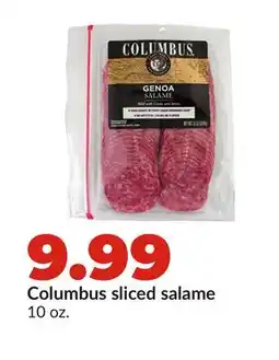 Hy-Vee Columbus sliced salame offer