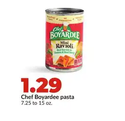 Hy-Vee Chef Boyardee pasta offer