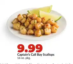 Hy-Vee Captain's Call Bay Scallops offer