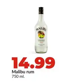 Hy-Vee Malibu rum offer