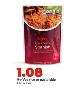 Hy-Vee Hy-Vee rice or pasta side offer