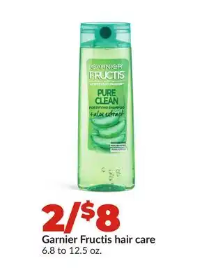 Hy-Vee Garnier Fructis hair care offer