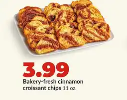 Hy-Vee Bakery-fresh cinnamon croissant chips offer