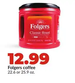 Hy-Vee Folgers coffee offer