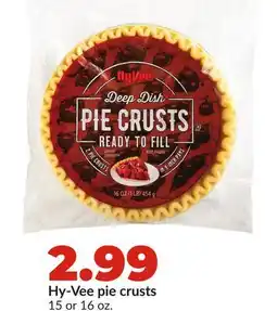 Hy-Vee Hy-Vee pie crusts offer