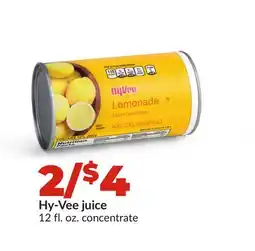Hy-Vee Hy-Vee juice offer