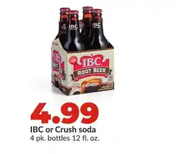 Hy-Vee IBC or Crush soda offer