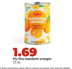 Hy-Vee Hy-Vee mandarin oranges offer