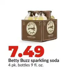 Hy-Vee Betty Buzz sparkling soda offer