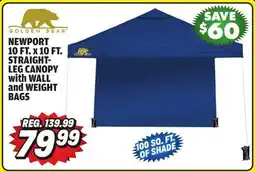 Big 5 Golden Bear Newport 10'x10' Straight-Leg Canopy with Wall offer