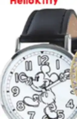 Big 5 Disney Black and White Men's Vintage Mickey Mouse Watch offer