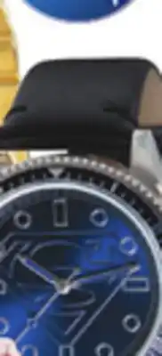 Big 5 DC Comics Superman Black Strap Watch offer