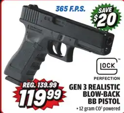 Big 5 Umarex Glock 17 Gen 3 Realistic Blow-Back BB Pistol offer