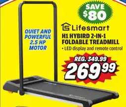 Big 5 Lifesmart H1 Hybrid 2-in-1 Foldable Treadmill offer