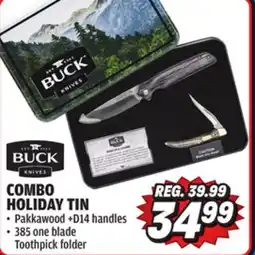 Big 5 Buck Knives Combo Holiday Tin offer