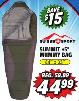 Big 5 Suisse Sport Summit +5° Mummy Bag offer
