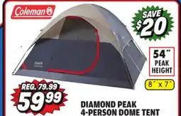 Big 5 Coleman Diamond Peak 4-Person Dome Tent offer
