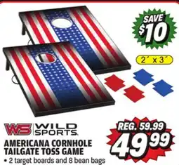 Big 5 Wild Sports Americana 2x3 Cornhole offer