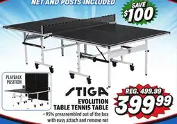 Big 5 Stiga Evolution Table Tennis offer